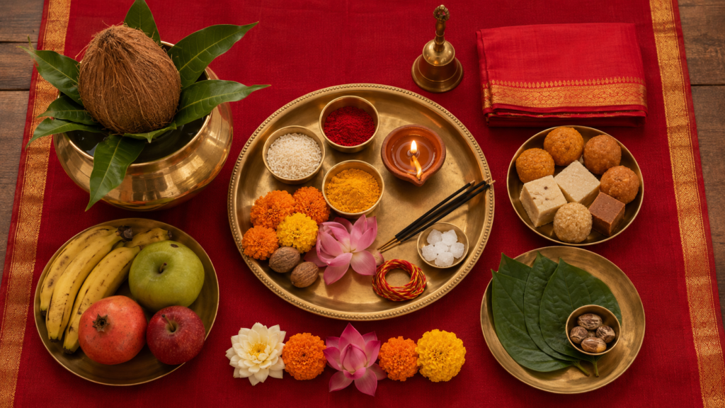 Diwali 2026 लक्ष्मी पूजा के लिए कलश, दीपक और पूजन सामग्री