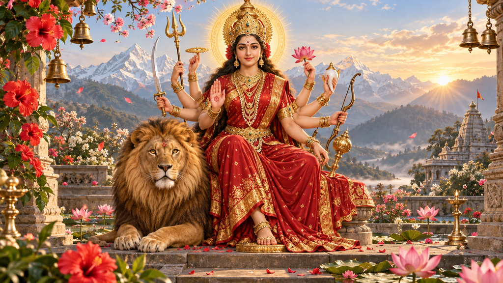 Chaitra Navratri 2027 पर मां दुर्गा का दिव्य स्वरूप
