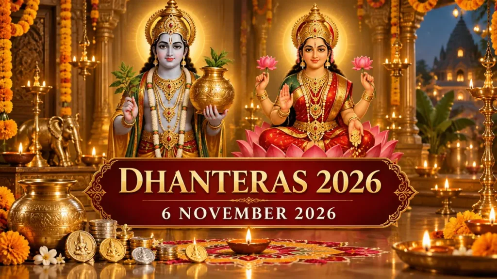 Dhanteras 2026 की तारीख और पूजा मुहूर्त