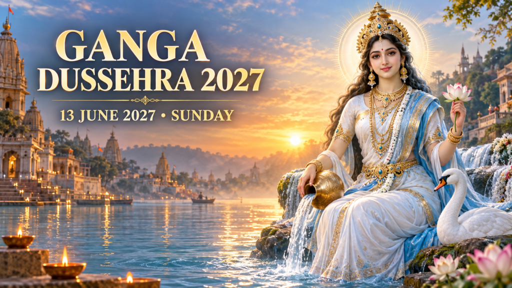 Ganga Dussehra 2027 date 13 June Sunday