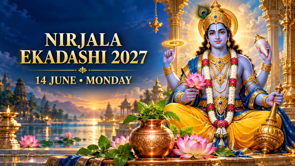 Nirjala Ekadashi 2027 पर भगवान विष्णु और जल कलश